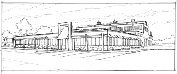 HillMech_Photo_10 HillMech_Exterior Sketch